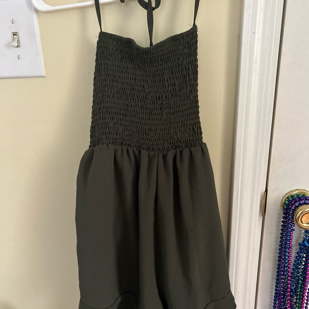 SHEIN romper long shorts cute back I just don’t know how to tie it
